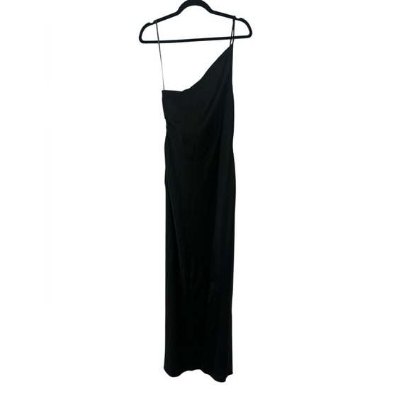 Shona Joy Luxe One Shoulder Asymmetrical Gathered Maxi Dress Bridesmaid Revolve - Picture 4 of 6